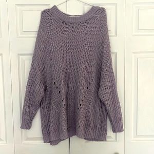 American Eagle Oversized Lavender Sweater
